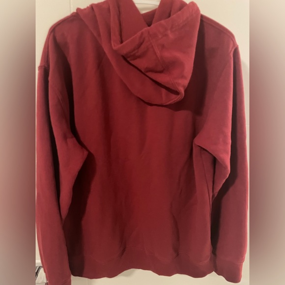 Red hoody! Urban behavior comfy pull over hoody! Hardly worn snug fitted - Picture 2 of 3